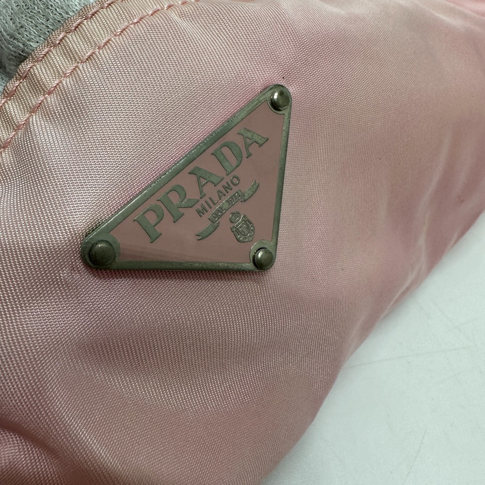 PRADA Tote Bag BR2897 Nylon pink robot Women Used Authentic