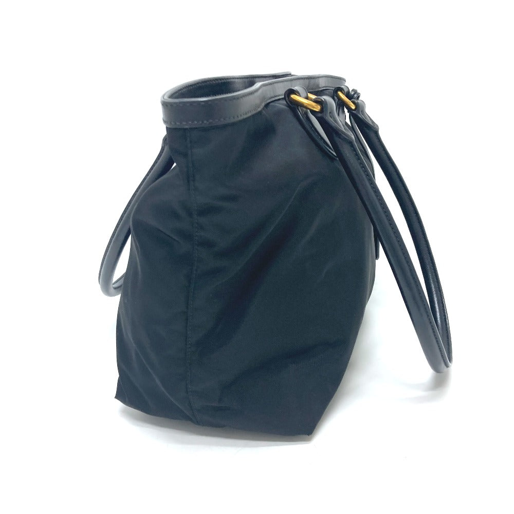 PRADA Tote Bag 1BG159 Nylon black TESSUTO Women Used Authentic