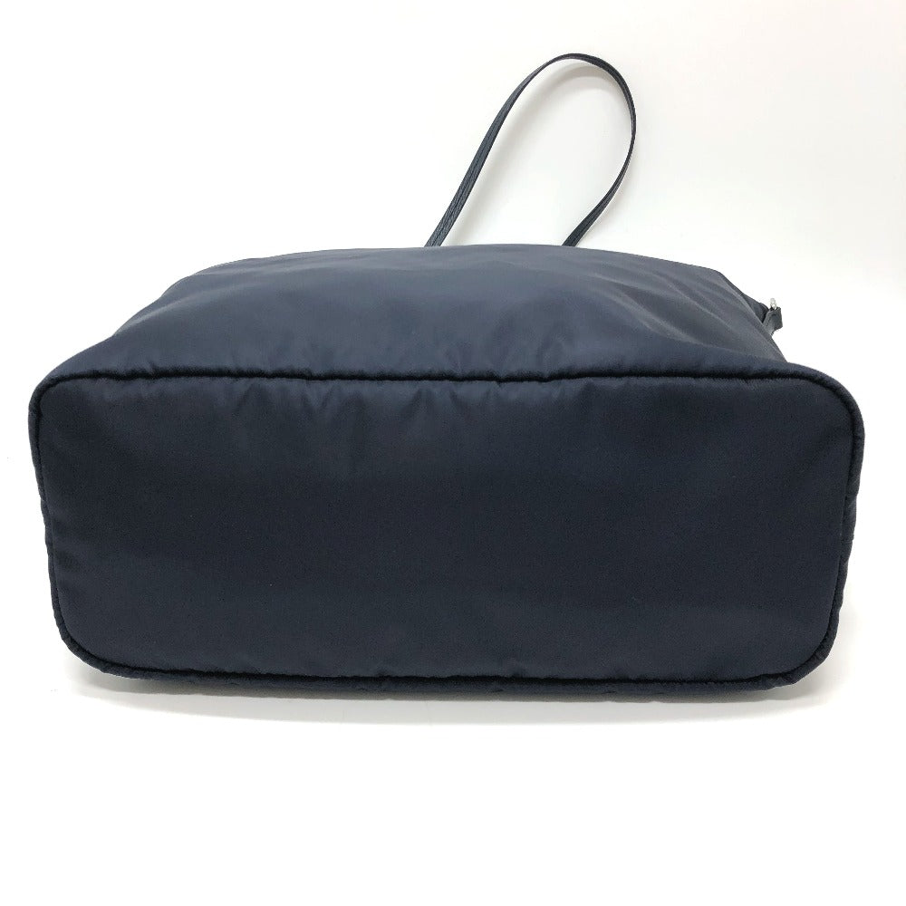 PRADA Shoulder Bag 1BG189 Nylon Navy Triangle logo Tote Bag/Crossbody