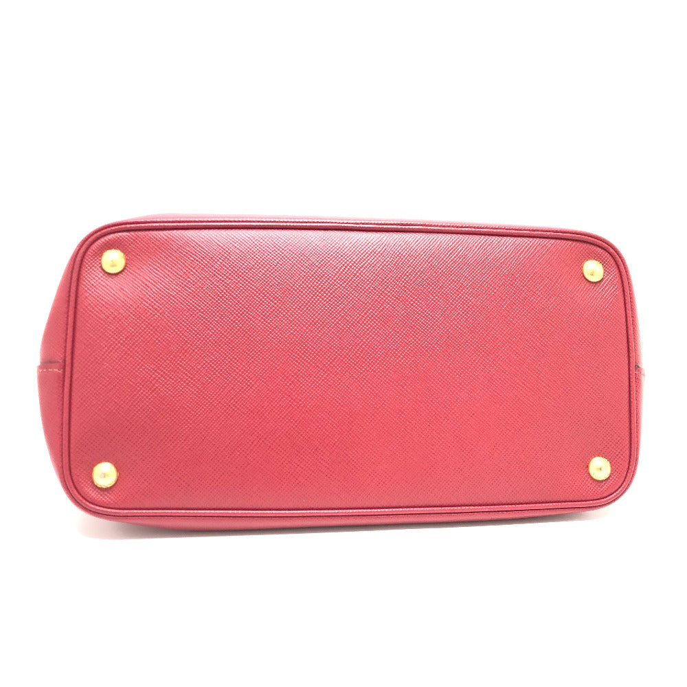 PRADA Handbag BN2729 Safiano leather Red Front pocket Women Secondhand Authentic