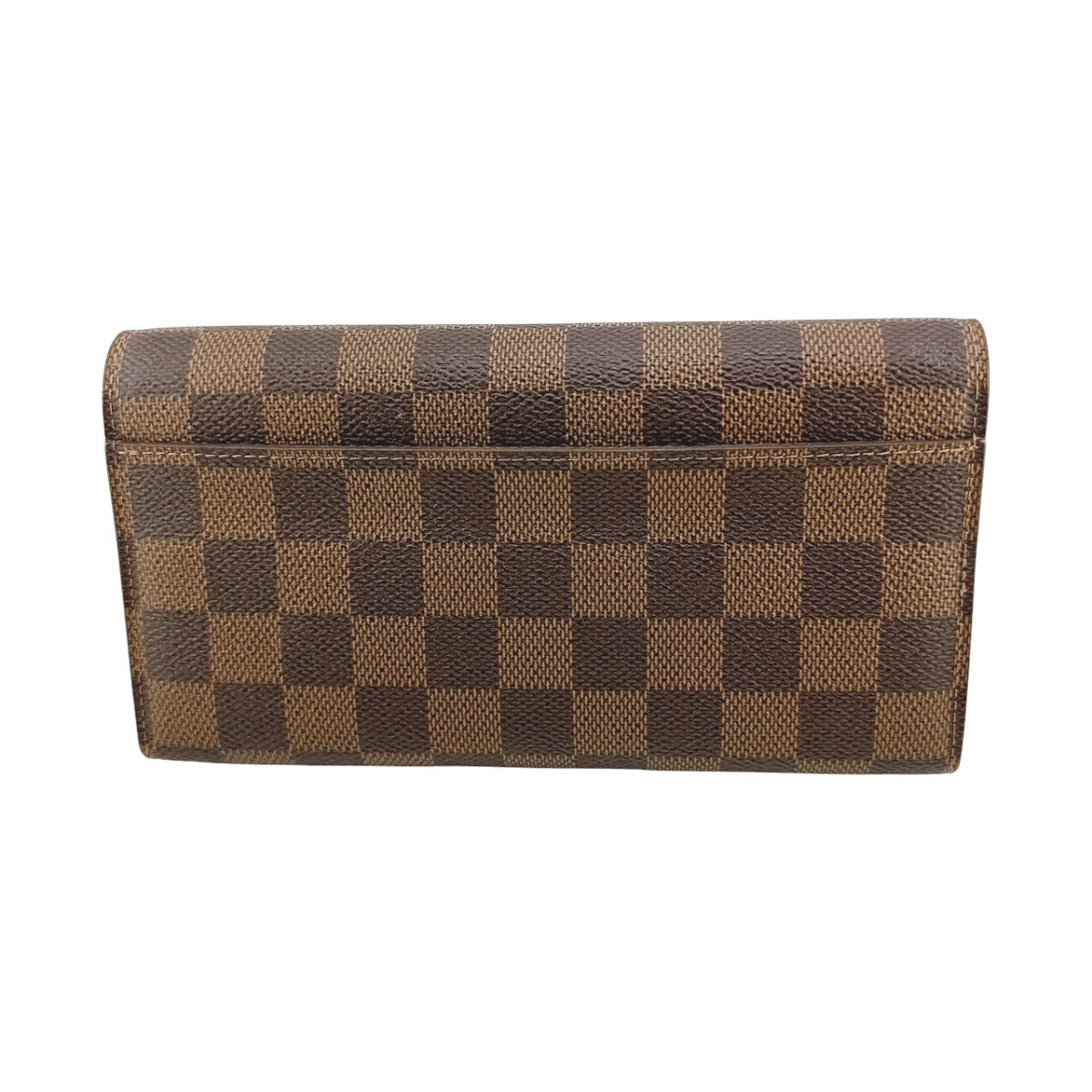 LOUIS VUITTON Long Wallet Purse N60114 Damier canvas Brown x pink Damier Rose Valerie
