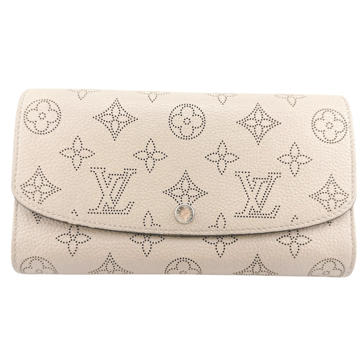 LOUIS VUITTON Long Wallet Purse M60144 Monogram Mahina Galle Long Wallet Purse Monogram Portefeuille Iris Women Used Authentic