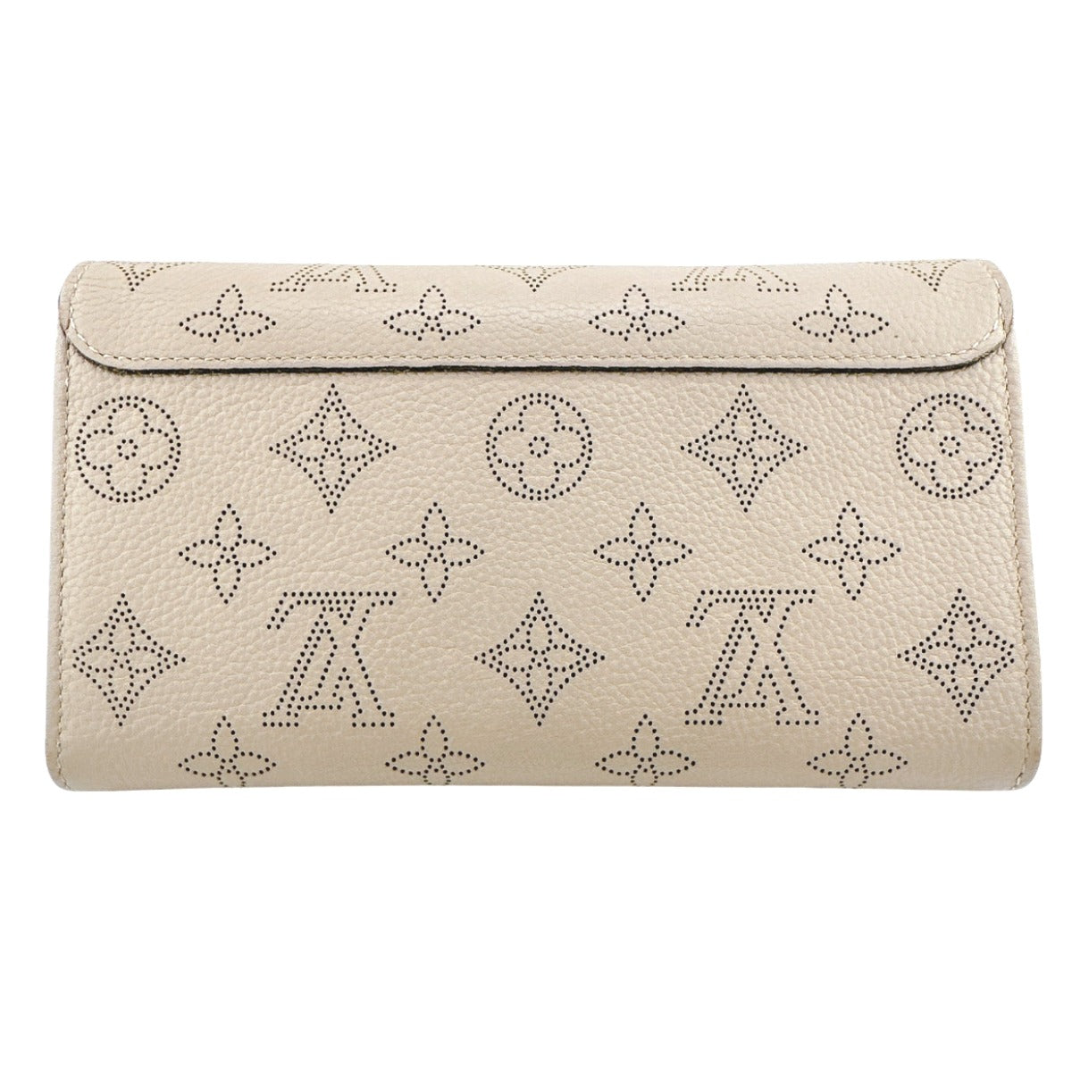 LOUIS VUITTON Long Wallet Purse M60144 Monogram Mahina Galle Long Wallet Purse Monogram Portefeuille Iris Women Used Authentic