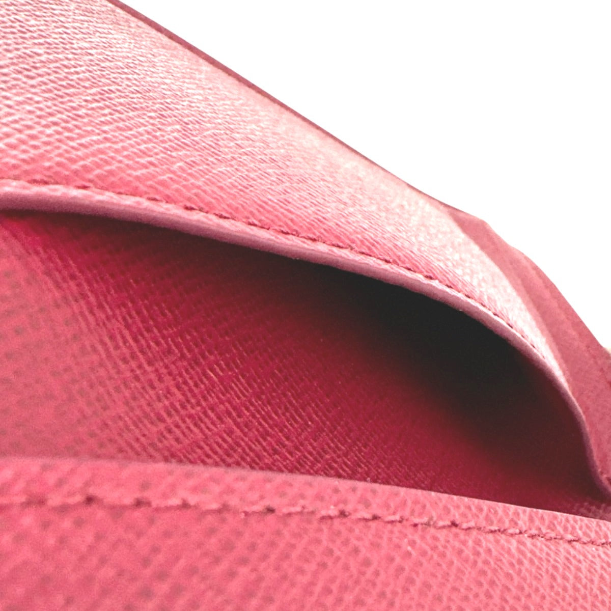 LOUIS VUITTON Coin case M41938 Monogram canvas Red Coin purse with Card Case Monogram Portefeuille Victorine Women Used Authentic