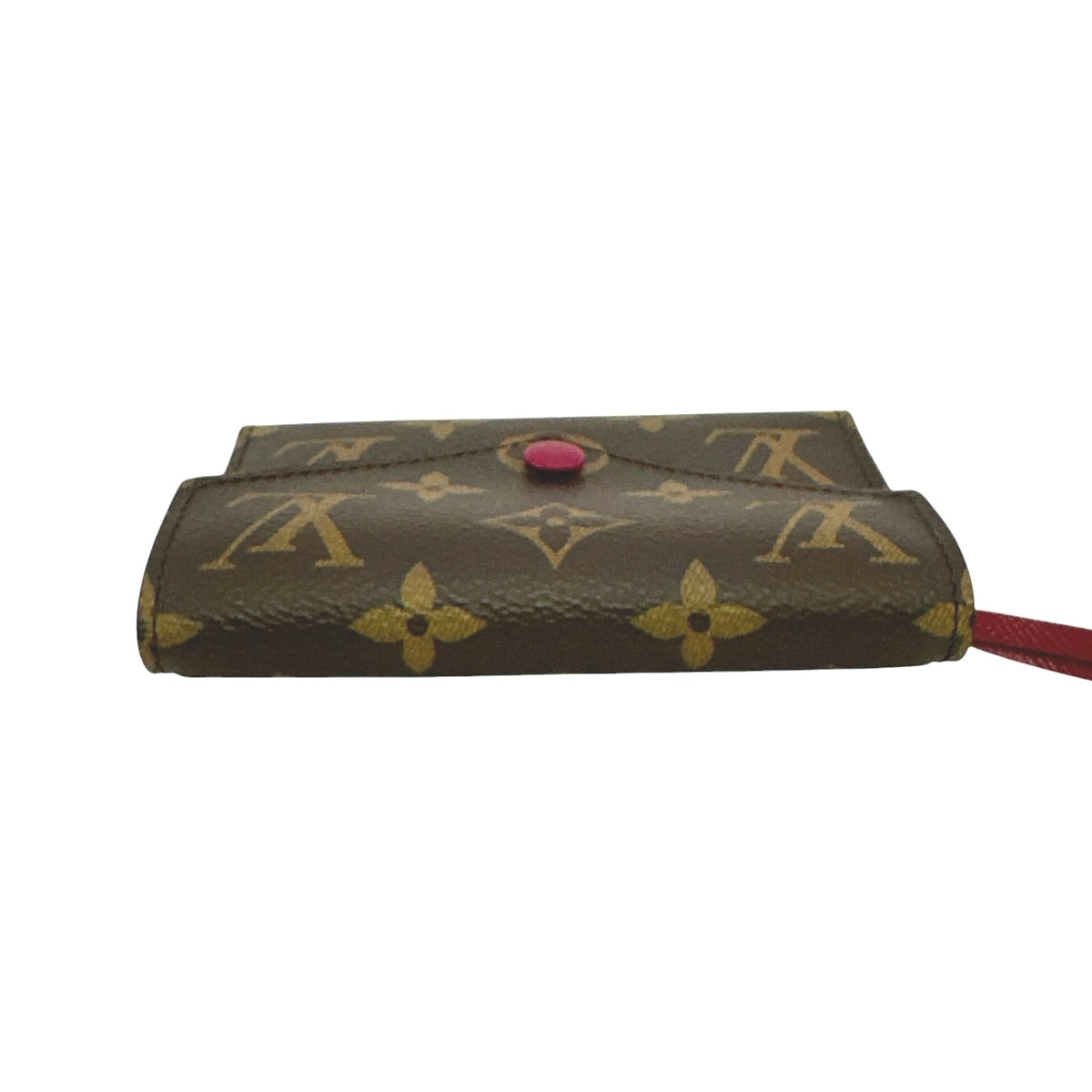 LOUIS VUITTON Coin case M41938 Monogram canvas Red Coin purse with Card Case Monogram Portefeuille Victorine Women Used Authentic