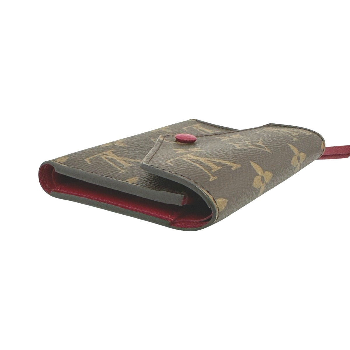 LOUIS VUITTON Coin case M41938 Monogram canvas Red Coin purse with Card Case Monogram Portefeuille Victorine Women Used Authentic