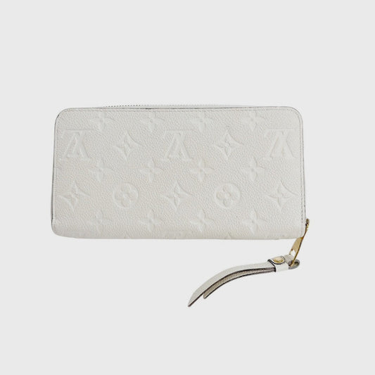 LOUIS VUITTON Long Wallet Purse M93437 Monogram Ann Platt Neige Zip Around Monogram Portefeuille Scullet Ron unisex(Unisex) Used Authentic
