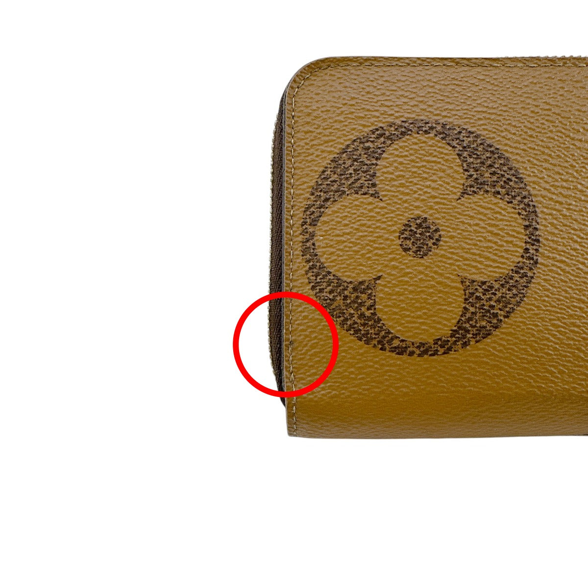 LOUIS VUITTON Long Wallet Purse M69353 Monogram canvas Brown Giant reverse Monogram Zippy wallet unisex(Unisex) Used Authentic
