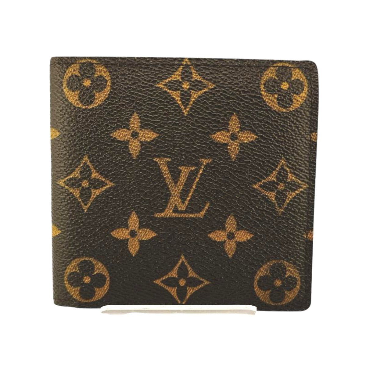 LOUIS VUITTON Bifold Wallet M61675 Monogram canvas Brown Bifold Wallet Monogram Includes Marco Coin Pocket unisex(Unisex) Used Authentic