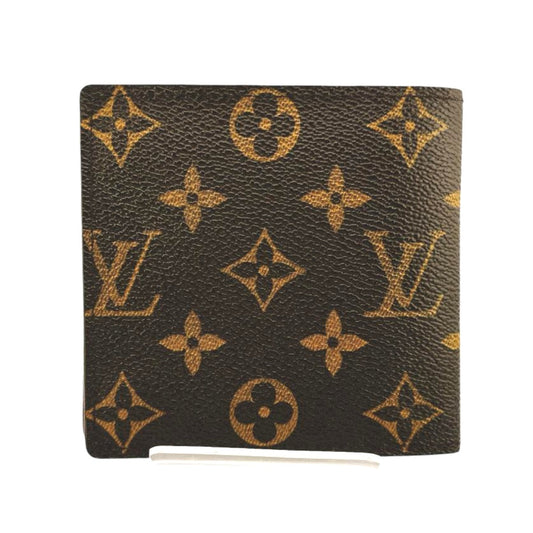 LOUIS VUITTON Bifold Wallet M61675 Monogram canvas Brown Bifold Wallet Monogram Includes Marco Coin Pocket unisex(Unisex) Used Authentic