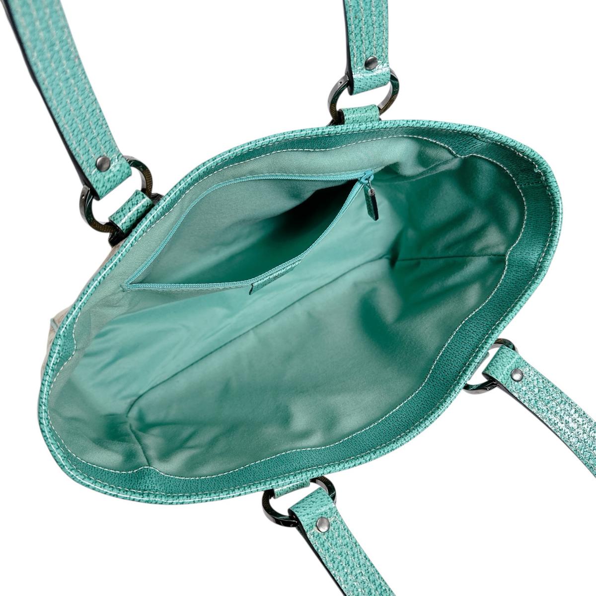 GUCCI Tote Bag 113019 3444 GG canvas green GG canvas