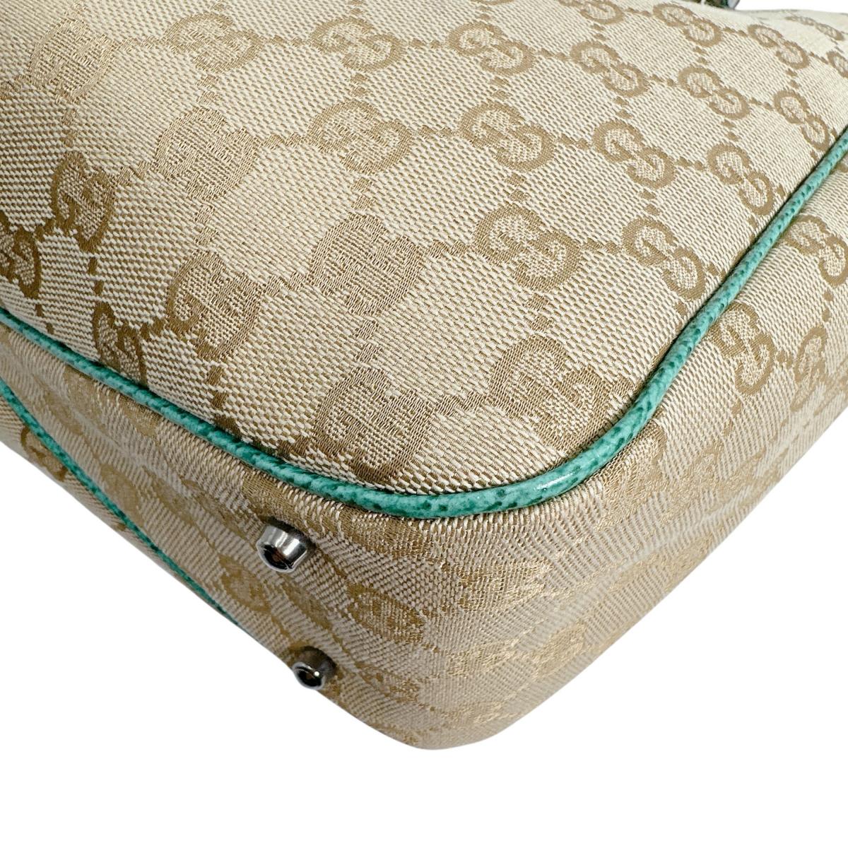 GUCCI Tote Bag 113019 3444 GG canvas green GG canvas