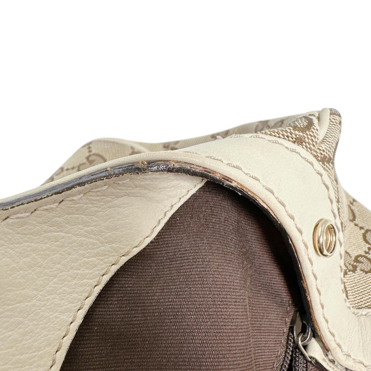 GUCCI Tote Bag 211944 GG canvas beige GG canvas Sukey bag
