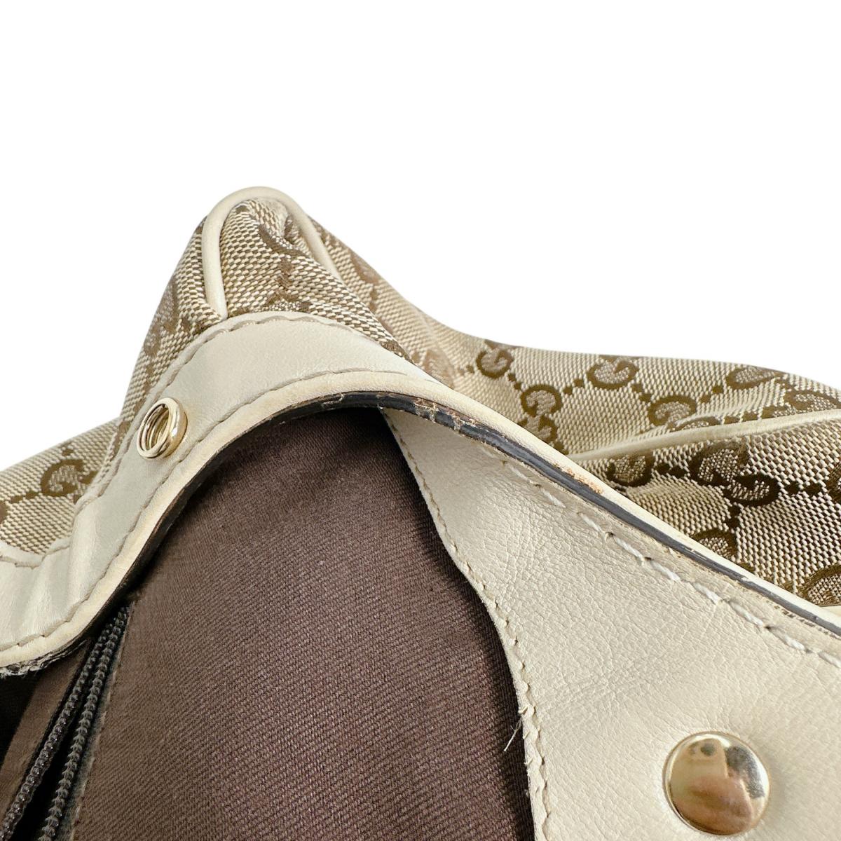 GUCCI Tote Bag 211944 GG canvas beige GG canvas Sukey bag