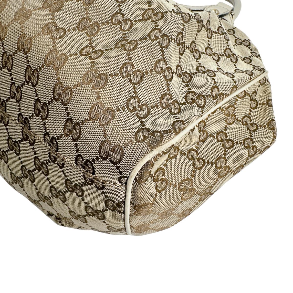 GUCCI Tote Bag 211944 GG canvas beige GG canvas Sukey bag