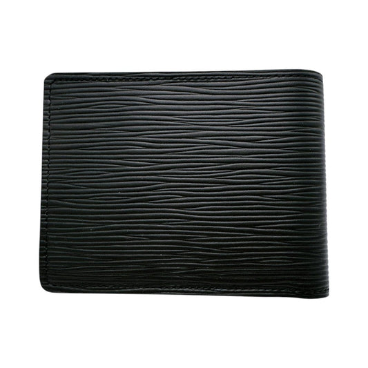 LOUIS VUITTON Bifold Wallet M60662 Epi Leather black Bifold Wallet Epi Portefeuille mens Used Authentic