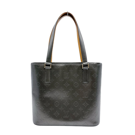 LOUIS VUITTON Handbag M55112 Monogram mat Noir Handbag Monogram mat Stockton unisex(Unisex) Used Authentic