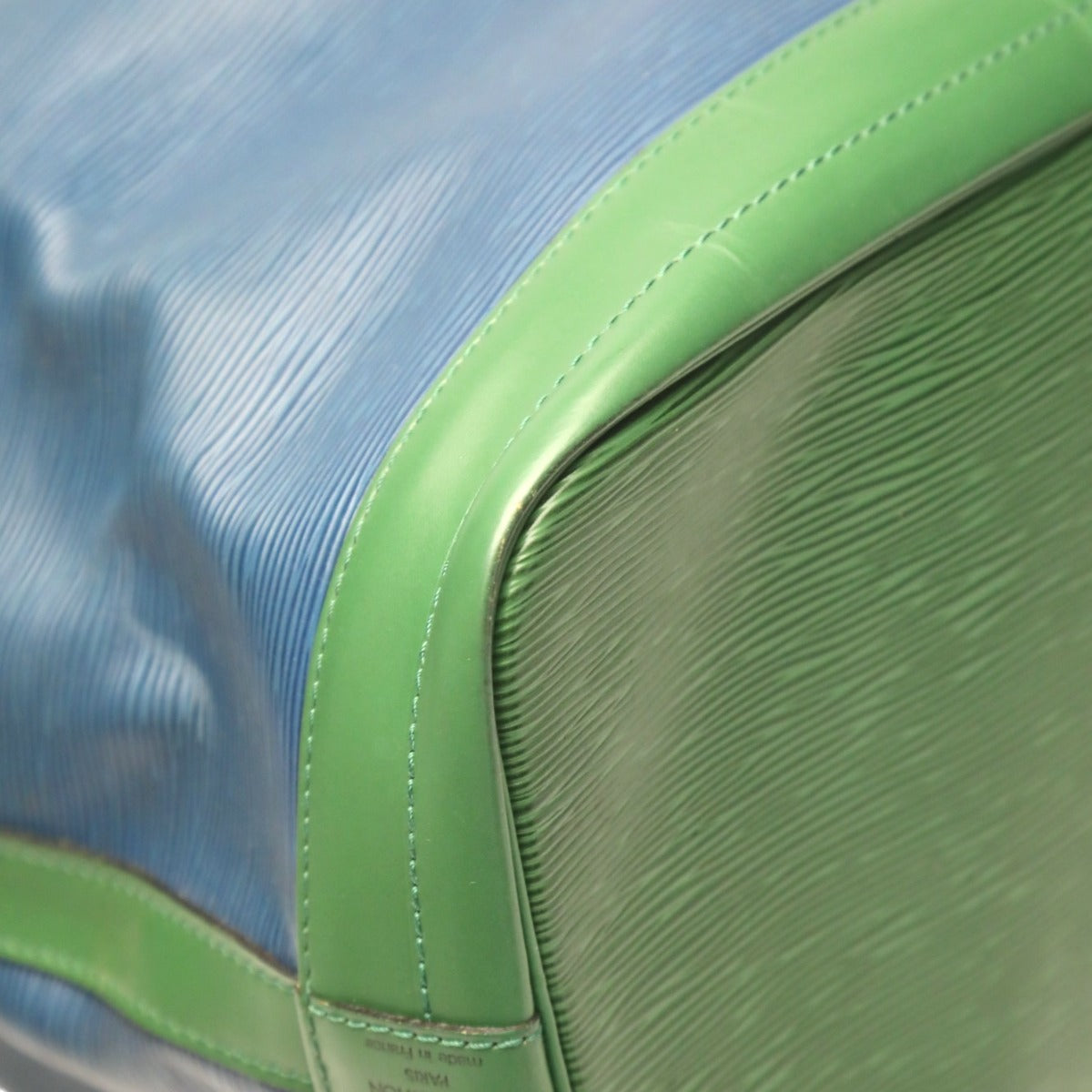 LOUIS VUITTON Shoulder Bag M44044 Epi Leather Blue x green Epi Noe