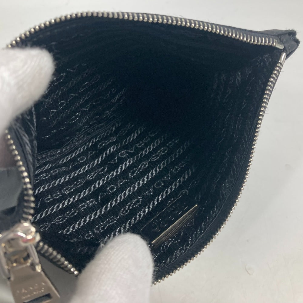 PRADA Pouch 2M1214 Nylon black Makeup pouch Cosmetics Pouch Skull skull unisex(Unisex) Used Authentic