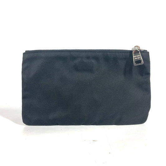 PRADA Pouch 2M1214 Nylon black Makeup pouch Cosmetics Pouch Skull skull unisex(Unisex) Used Authentic