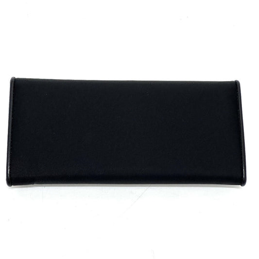 PRADA Folded wallet 1MH132 Nylon black Triangle logo plate