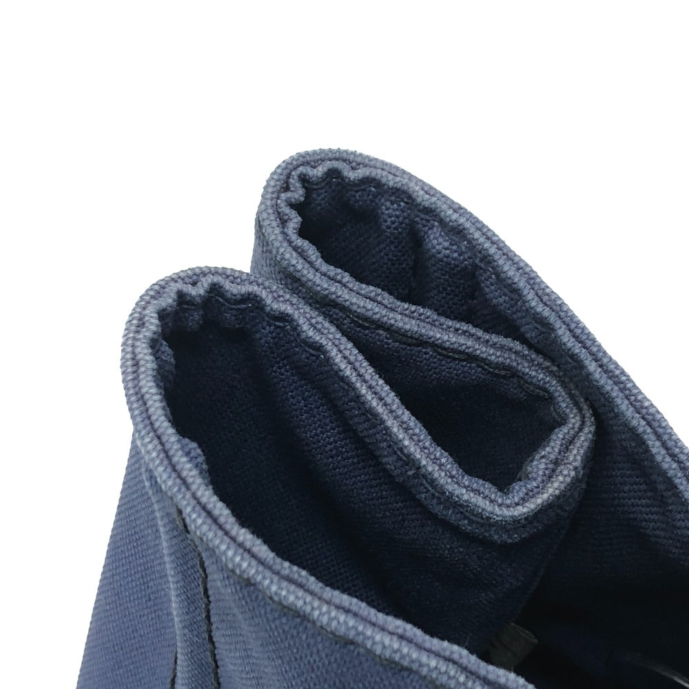 PRADA Handbag 1BG642 canvas blue Canapa