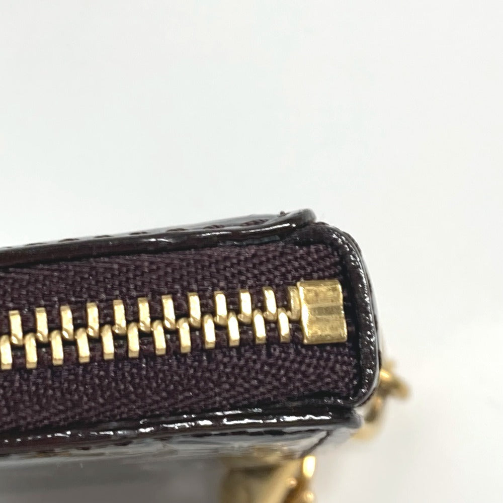 LOUIS VUITTON Coin case M93561 Monogram Vernis purple Monogram Vernis Porto Monet Cool