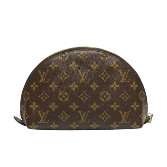 LOUIS VUITTON Pouch M47520 Monogram canvas Brown Pouch Monogram Pochette Cosmetic MM unisex(Unisex) Used Authentic