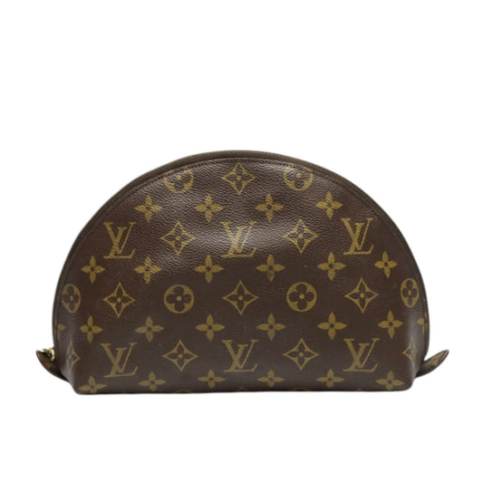 LOUIS VUITTON Pouch M47520 Monogram canvas Brown Pouch Monogram Pochette Cosmetic MM unisex(Unisex) Used Authentic