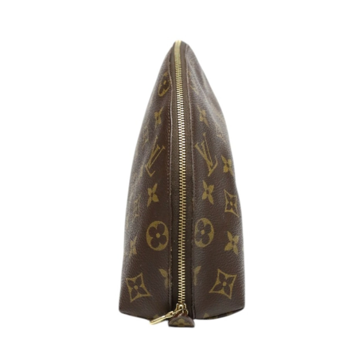 LOUIS VUITTON Pouch M47520 Monogram canvas Brown Pouch Monogram Pochette Cosmetic MM unisex(Unisex) Used Authentic