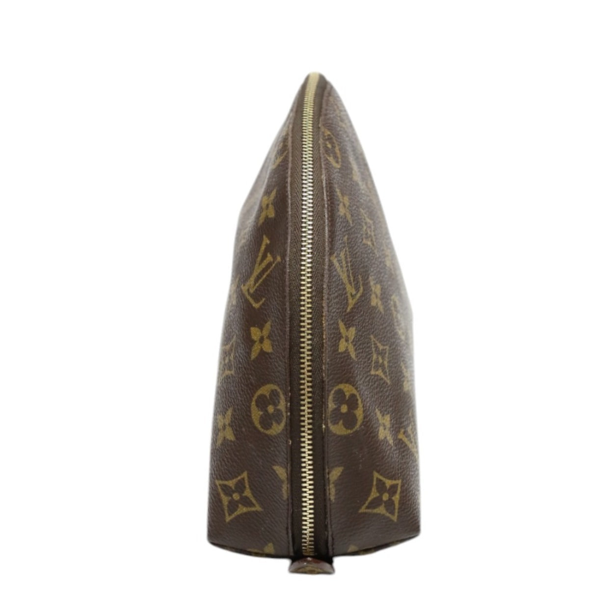 LOUIS VUITTON Pouch M47520 Monogram canvas Brown Pouch Monogram Pochette Cosmetic MM unisex(Unisex) Used Authentic