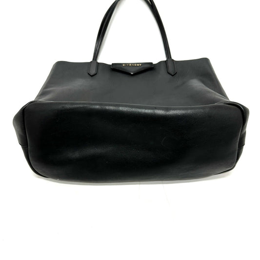 GIVENCHY Tote Bag leather black Antigona Women Used Authentic