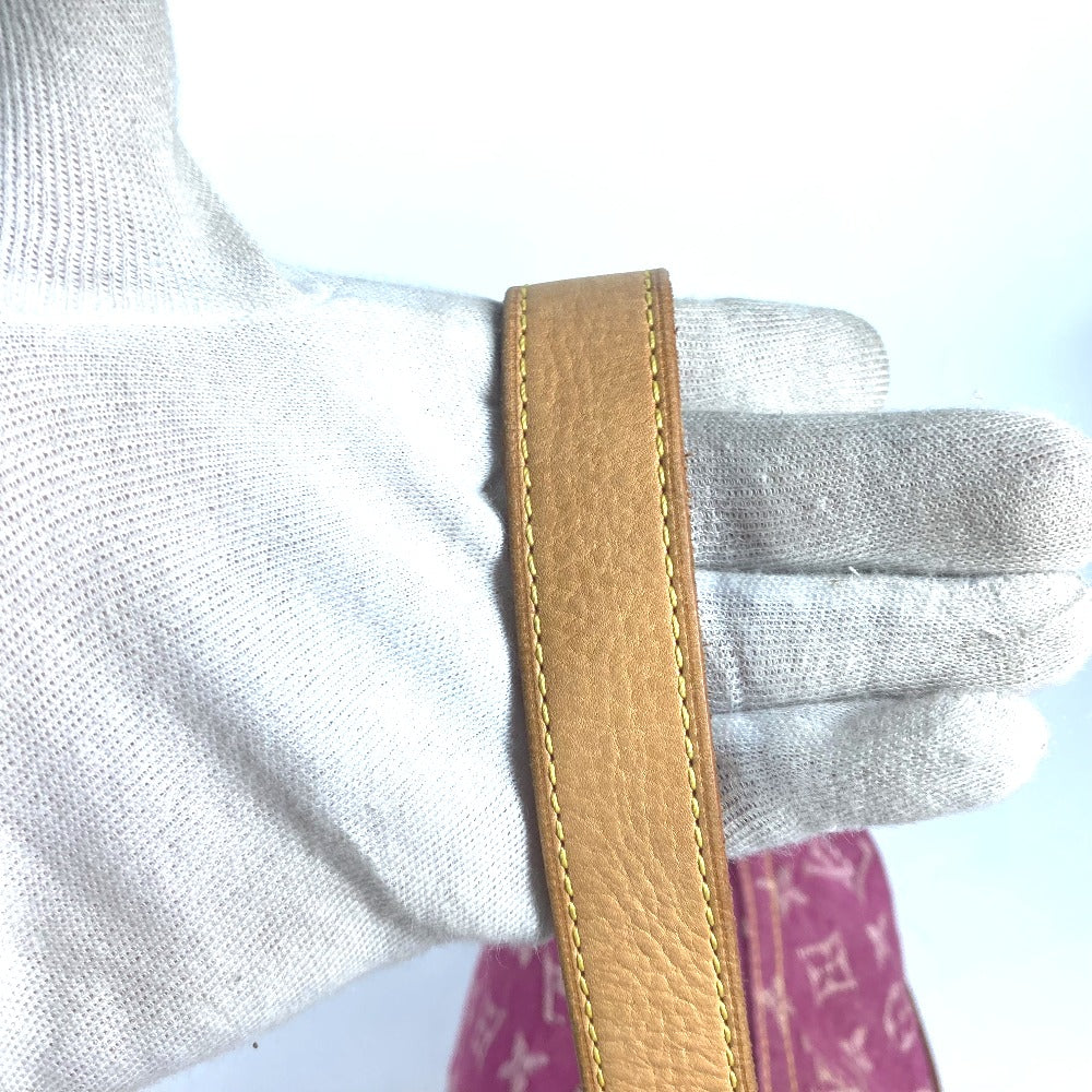 LOUIS VUITTON Shoulder Bag M95210 Monogram denim pink Monogram denim Buggy GM Women Used Authentic