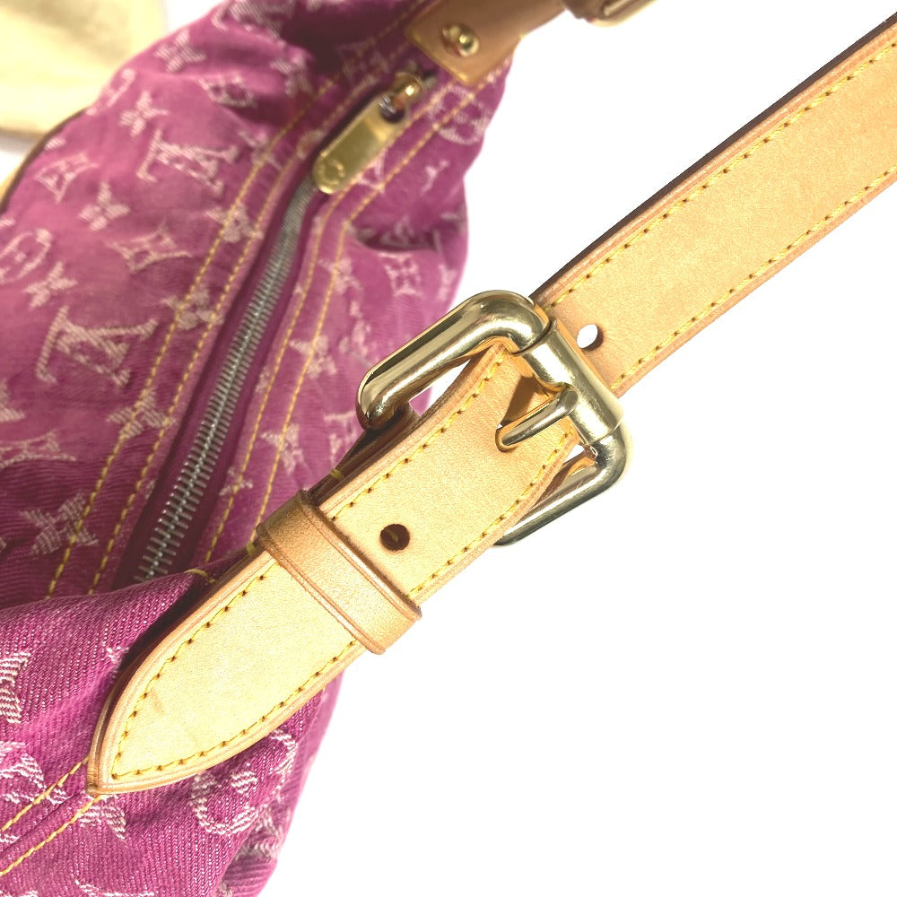 LOUIS VUITTON Shoulder Bag M95210 Monogram denim pink Monogram denim Buggy GM Women Used Authentic