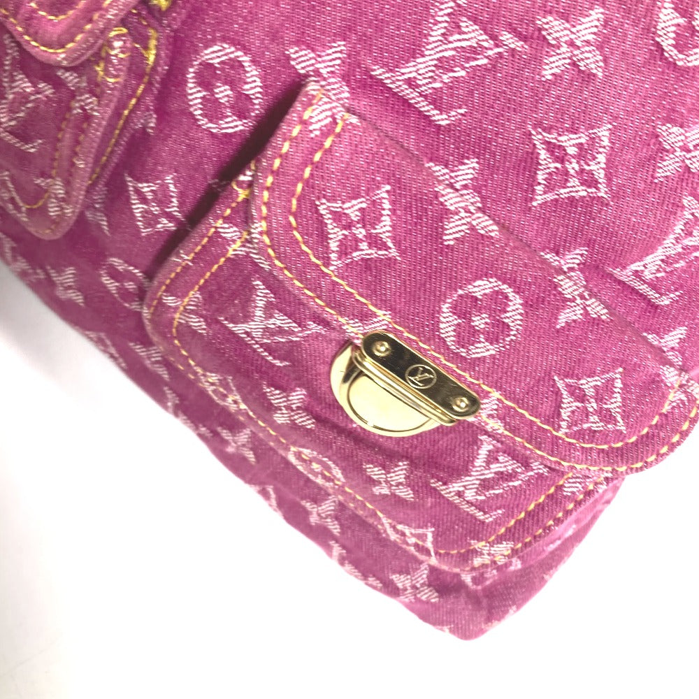 LOUIS VUITTON Shoulder Bag M95210 Monogram denim pink Monogram denim Buggy GM Women Used Authentic