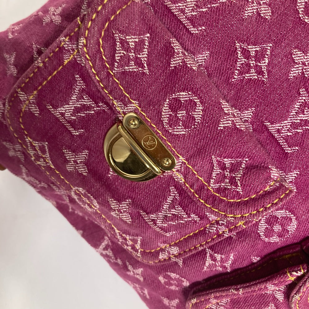LOUIS VUITTON Shoulder Bag M95210 Monogram denim pink Monogram denim Buggy GM Women Used Authentic