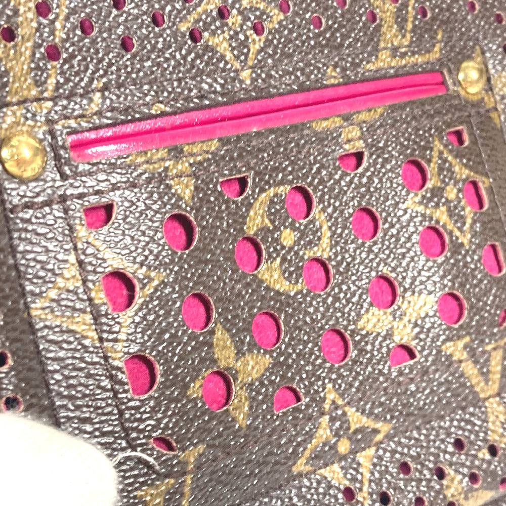 LOUIS VUITTON Shoulder Bag M95183 Monogram canvas pink Monogram Perfo Pochette Accessories Women Used Authentic
