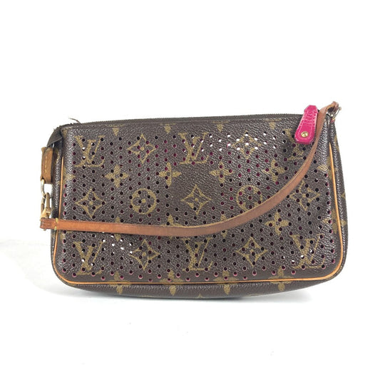 LOUIS VUITTON Shoulder Bag M95183 Monogram canvas pink Monogram Perfo Pochette Accessories Women Used Authentic