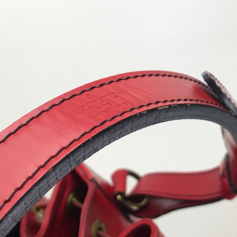 LOUIS VUITTON Shoulder Bag M44007 Epi Leather Red Epi Noe Women Used Authentic