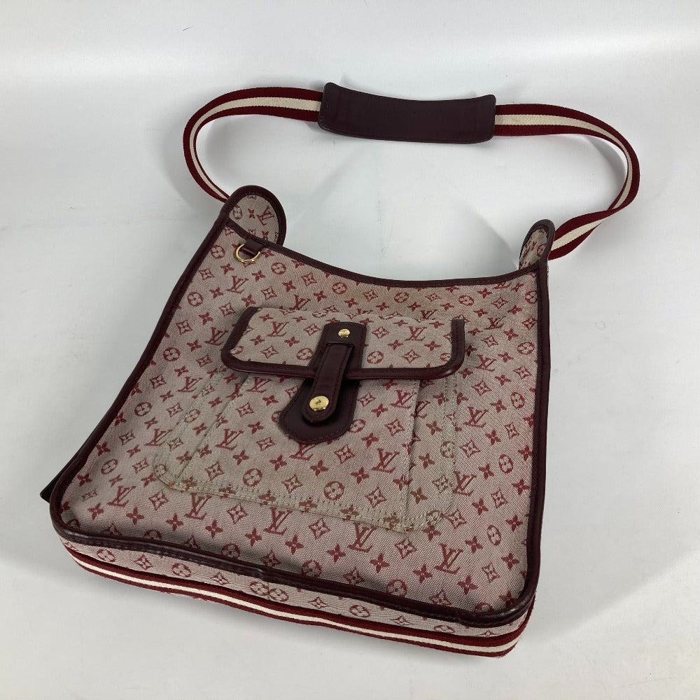 LOUIS VUITTON Shoulder Bag M92321 Monogram mini canvas Red Monogram mini Buzas Marie Kate Women Used Authentic