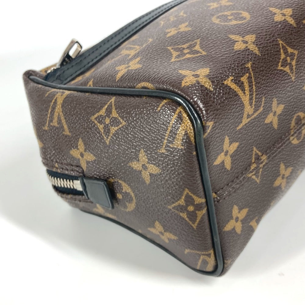 LOUIS VUITTON business bag M40378 Monogram macacer canvas Brown Monogram macacer truth toilette mens Used Authentic