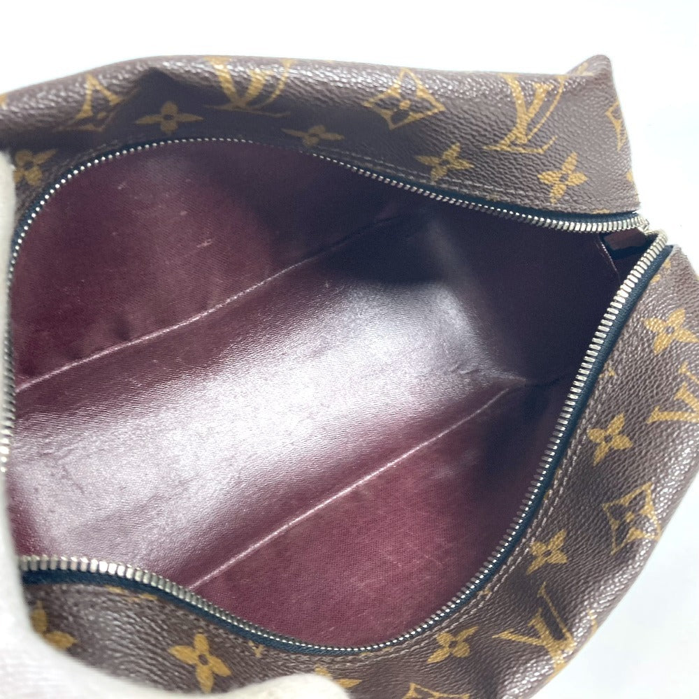 LOUIS VUITTON business bag M40378 Monogram macacer canvas Brown Monogram macacer truth toilette mens Used Authentic