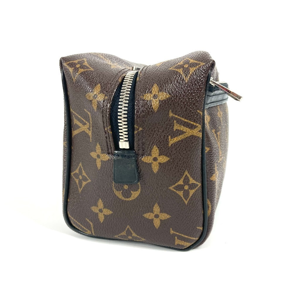 LOUIS VUITTON business bag M40378 Monogram macacer canvas Brown Monogram macacer truth toilette mens Used Authentic