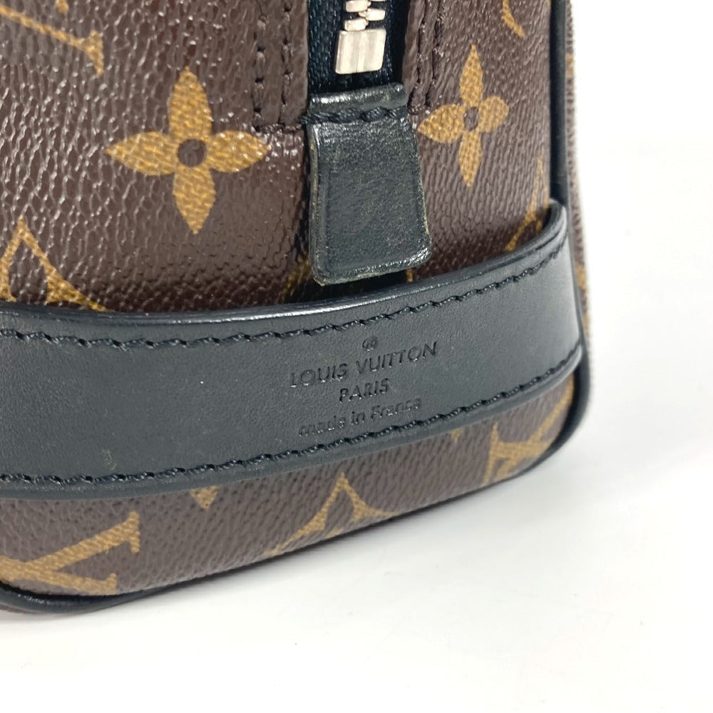 LOUIS VUITTON business bag M40378 Monogram macacer canvas Brown Monogram macacer truth toilette mens Used Authentic