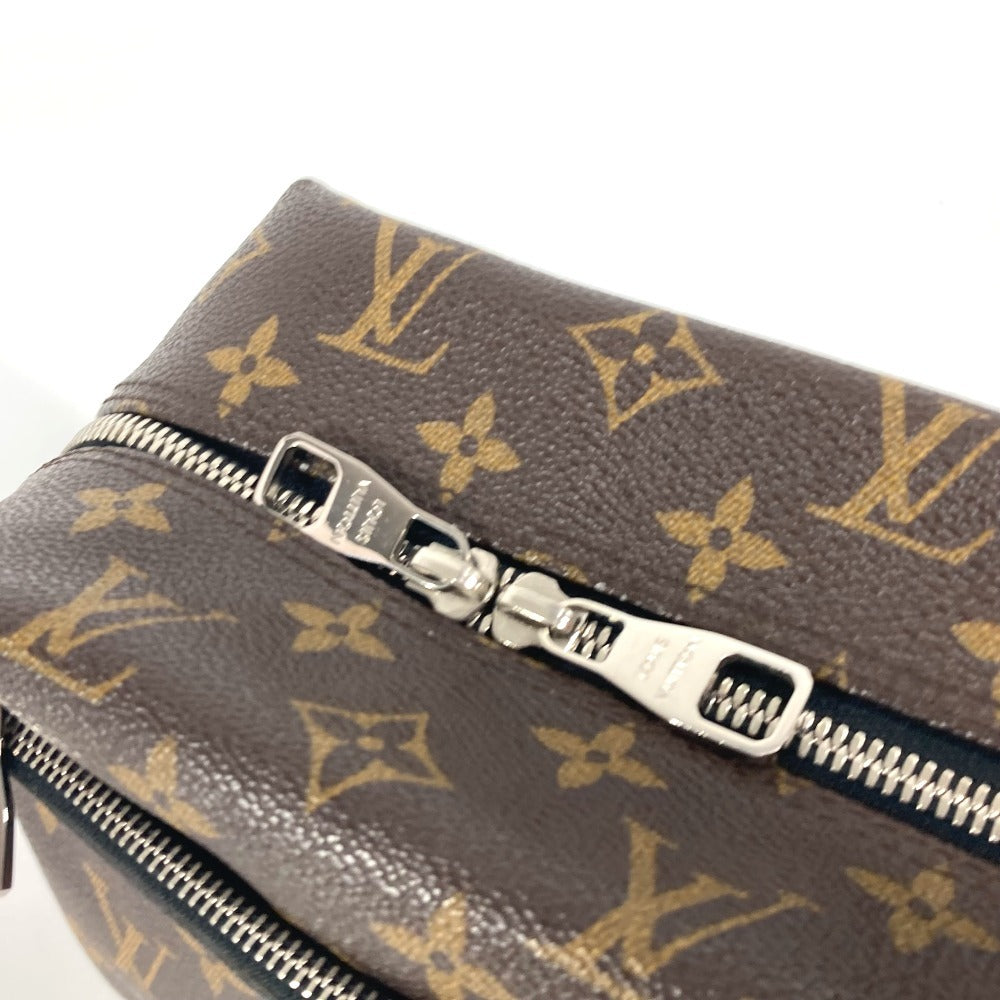 LOUIS VUITTON business bag M40378 Monogram macacer canvas Brown Monogram macacer truth toilette mens Used Authentic