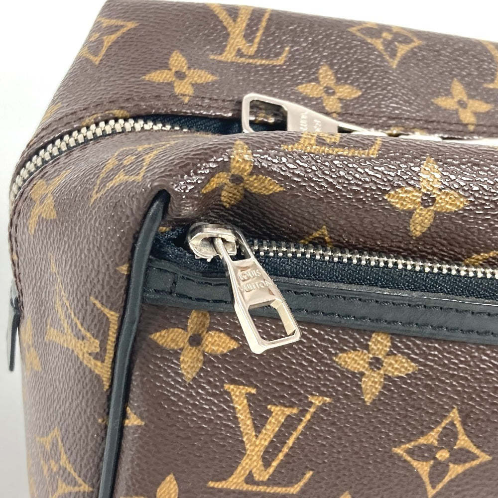LOUIS VUITTON business bag M40378 Monogram macacer canvas Brown Monogram macacer truth toilette mens Used Authentic
