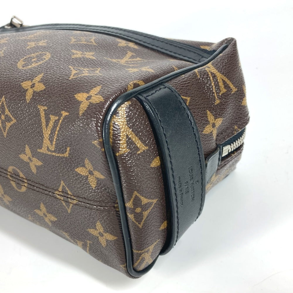 LOUIS VUITTON business bag M40378 Monogram macacer canvas Brown Monogram macacer truth toilette mens Used Authentic
