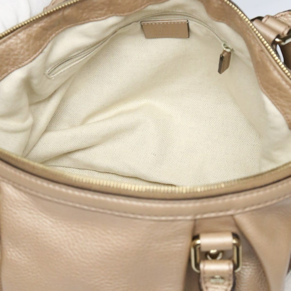 GUCCI Handbag 247902 leather Smokey pink 2WAY bag WG Leather ShoulderWith Strap Crossbody Women Used Authentic