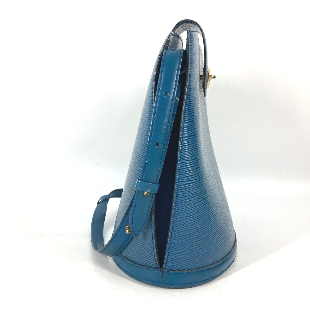 LOUIS VUITTON Shoulder Bag M52255 Epi Leather blue Epi Cluny PM Women Used Authentic