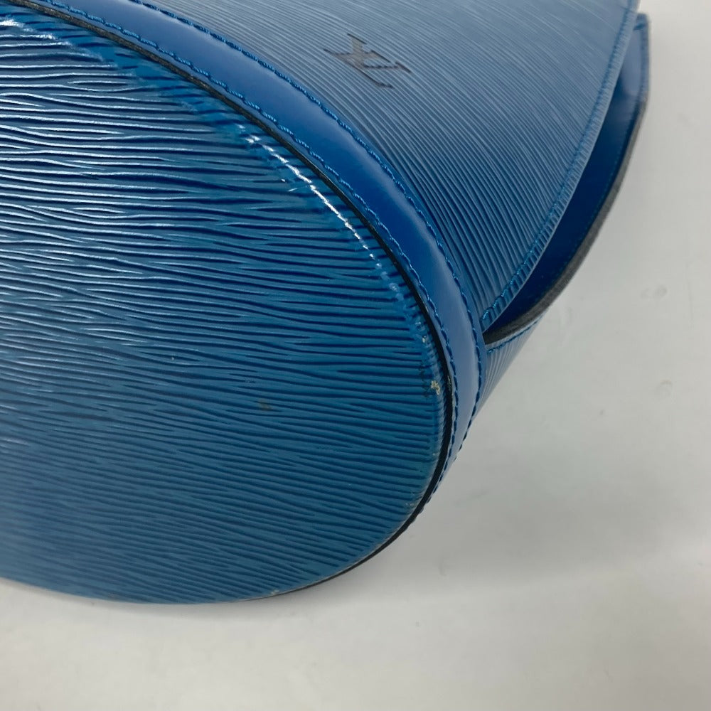 LOUIS VUITTON Shoulder Bag M52255 Epi Leather blue Epi Cluny Women Used Authentic